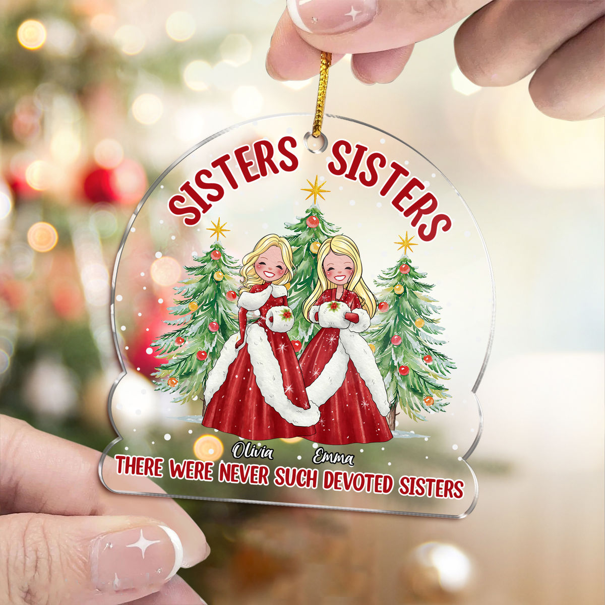 Personalized Ornament - Sisters Sisters