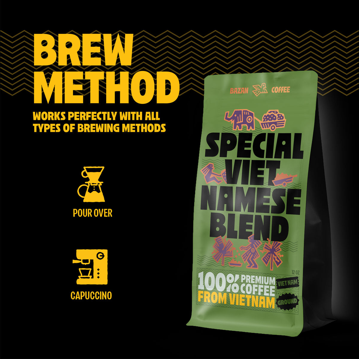 Light floral Special Vietnamese Blend - Specialty Single Origin Vietnamese Coffee - Specialty grade| Ground - Coffee_4