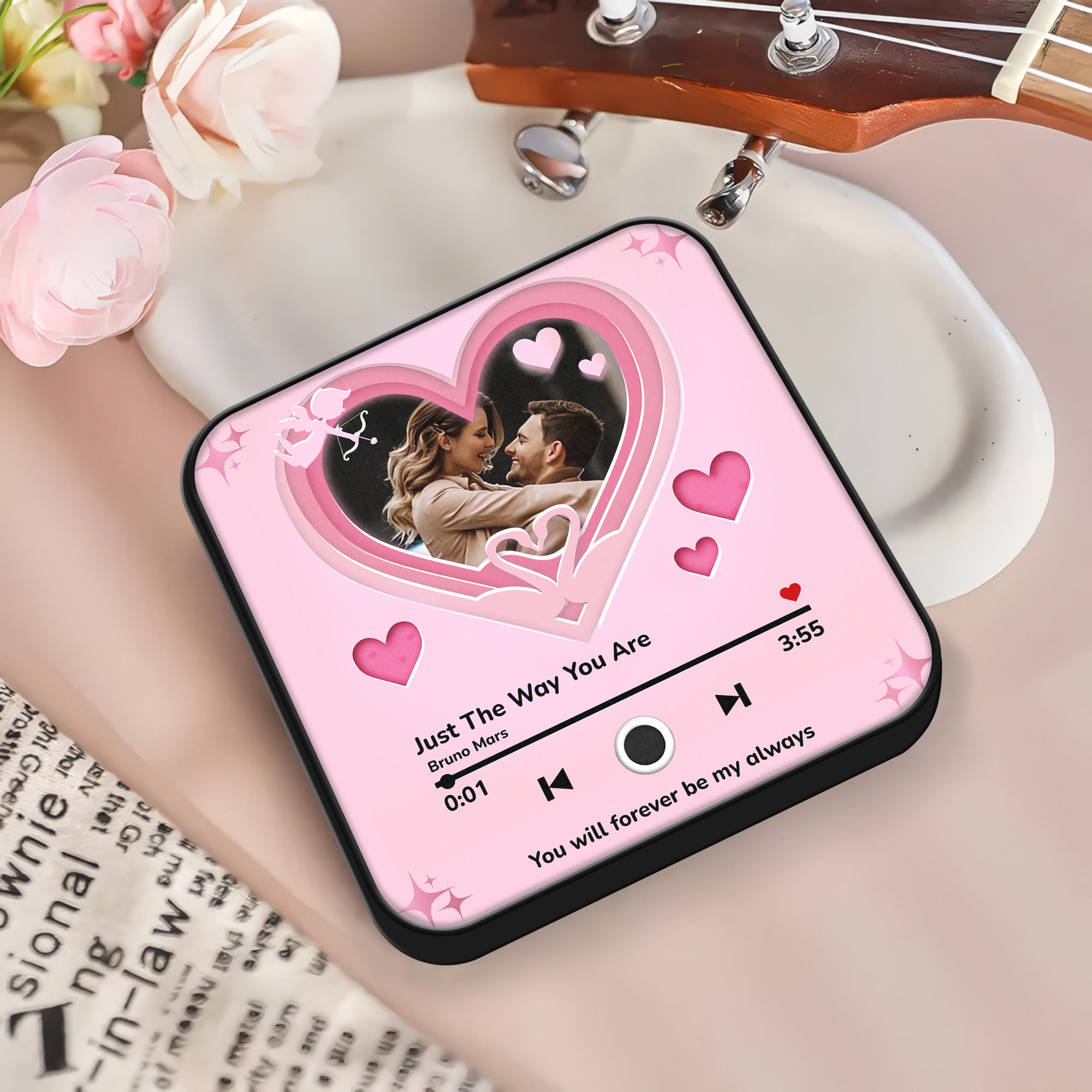 Music Fridge Magnet New 4.0 - Photo upload - Music Gift For