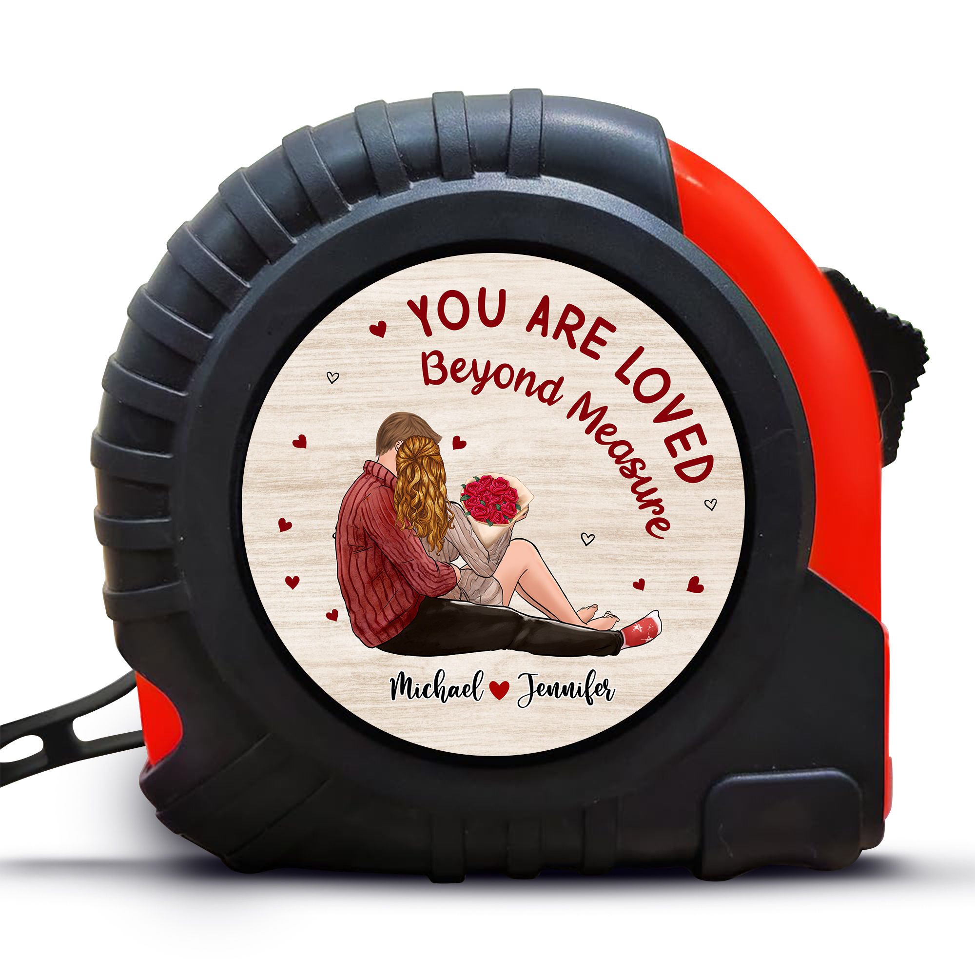 I Love You Every Inch Of You - Couple Personalized Custom Tape Measure - Gift For Husband Wife, Anniversary