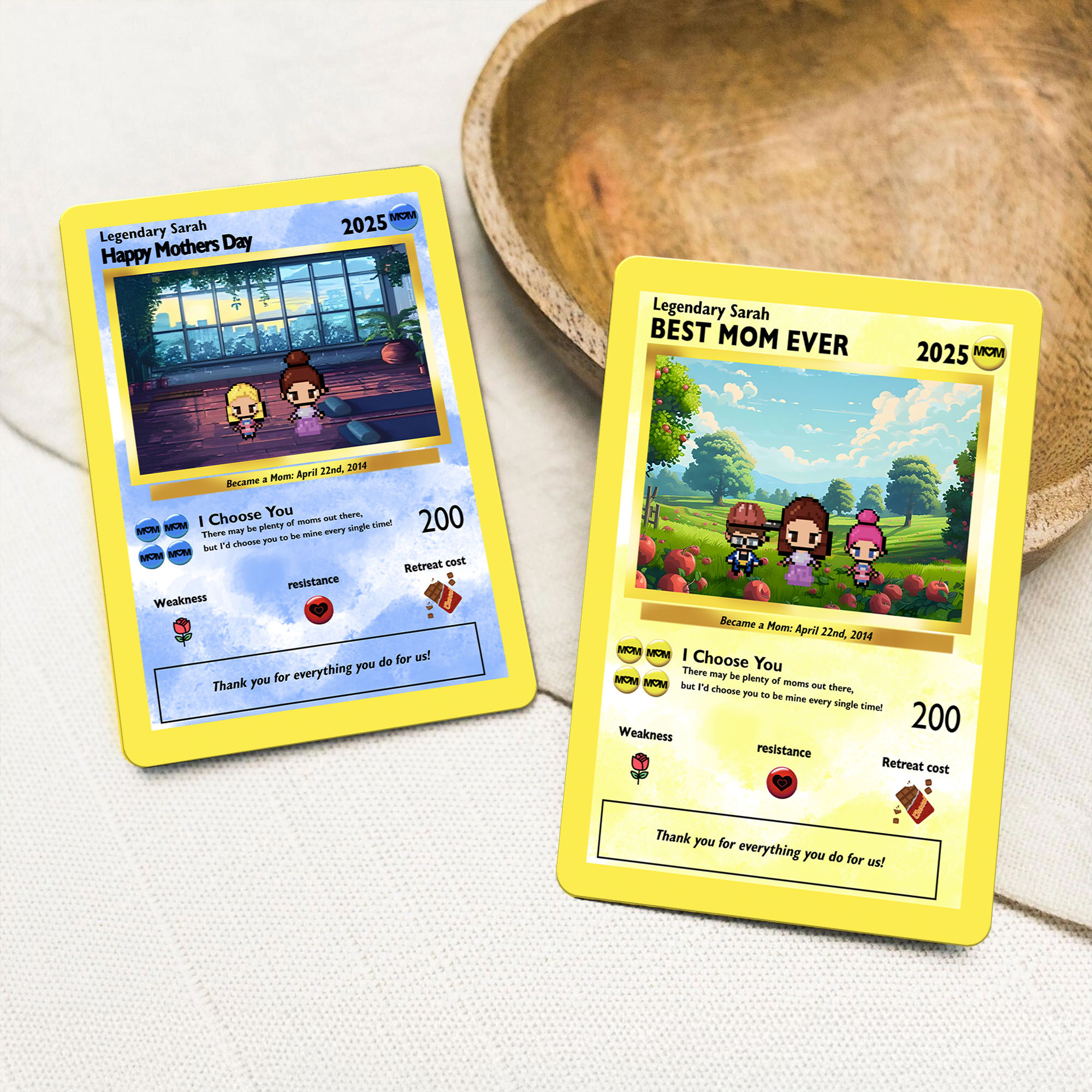 mother's day pokemon card Personalized Poke Mother's Day Card - Best Mom Ever - Custom Gift for Mom -  Mother's Day Gifts - Custom Pokemon Card