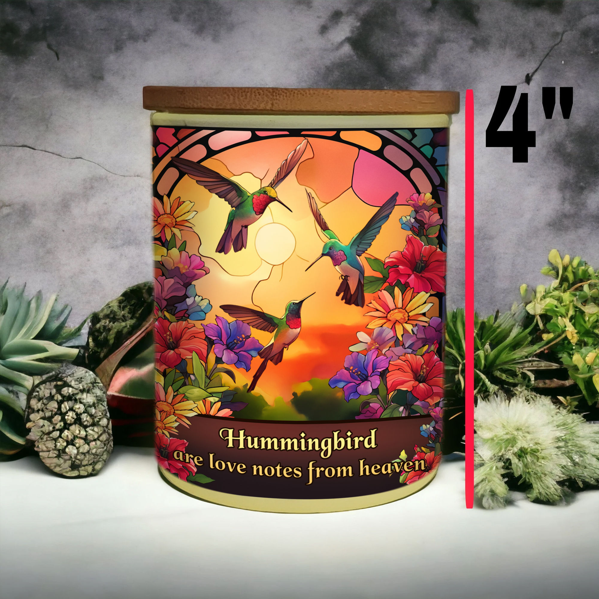 Battery Operated Tea Light Holder - Hummingbirds are love notes from ...