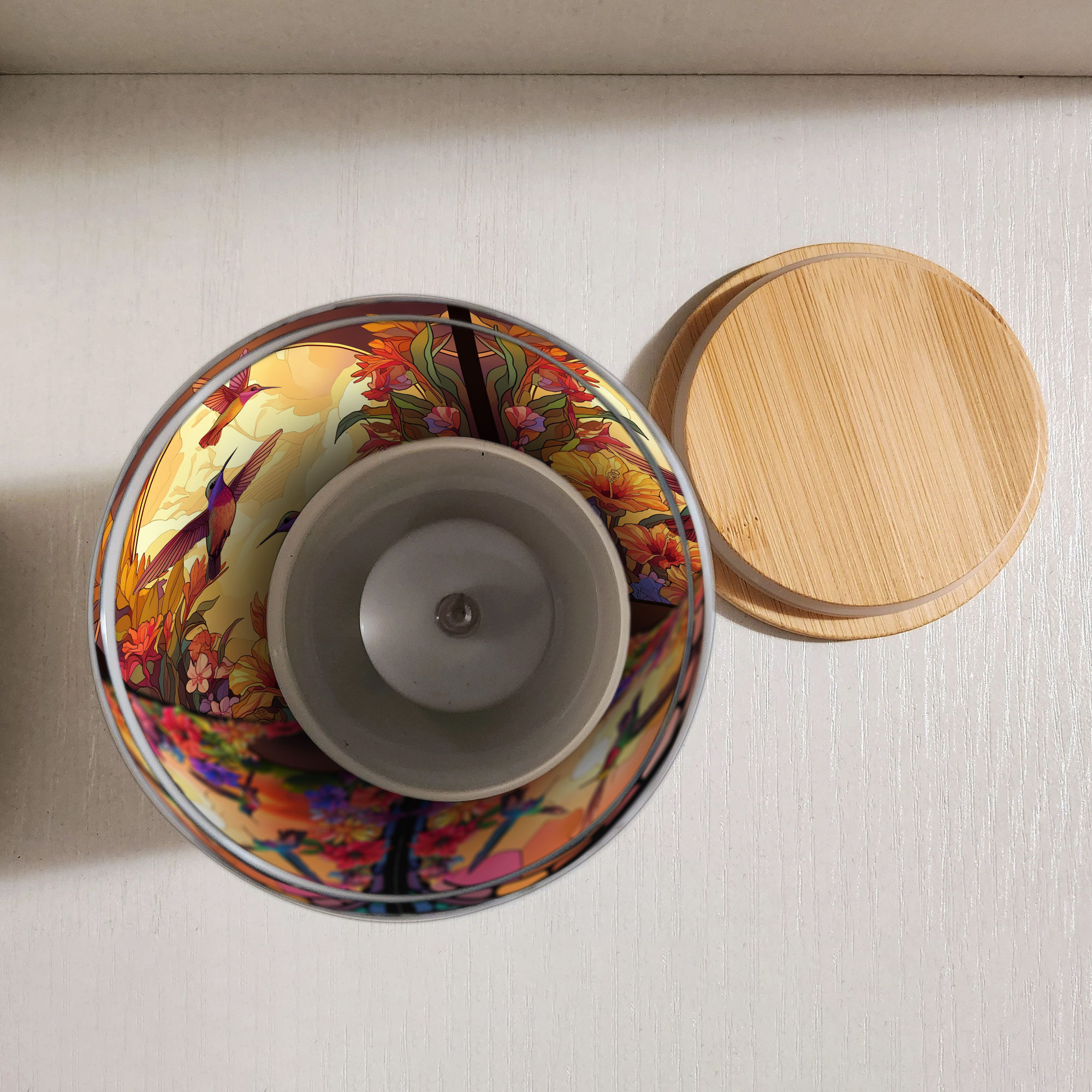 Battery Operated Tea Light Holder - Hummingbirds are love notes from ...