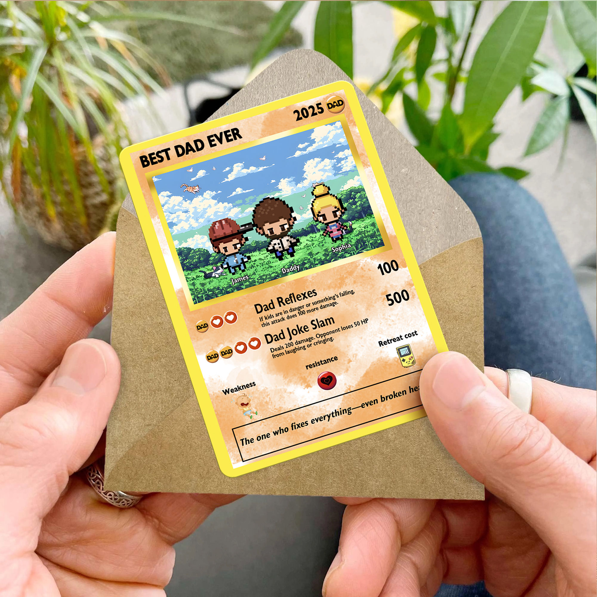 father's day pokemon cards Dad Card