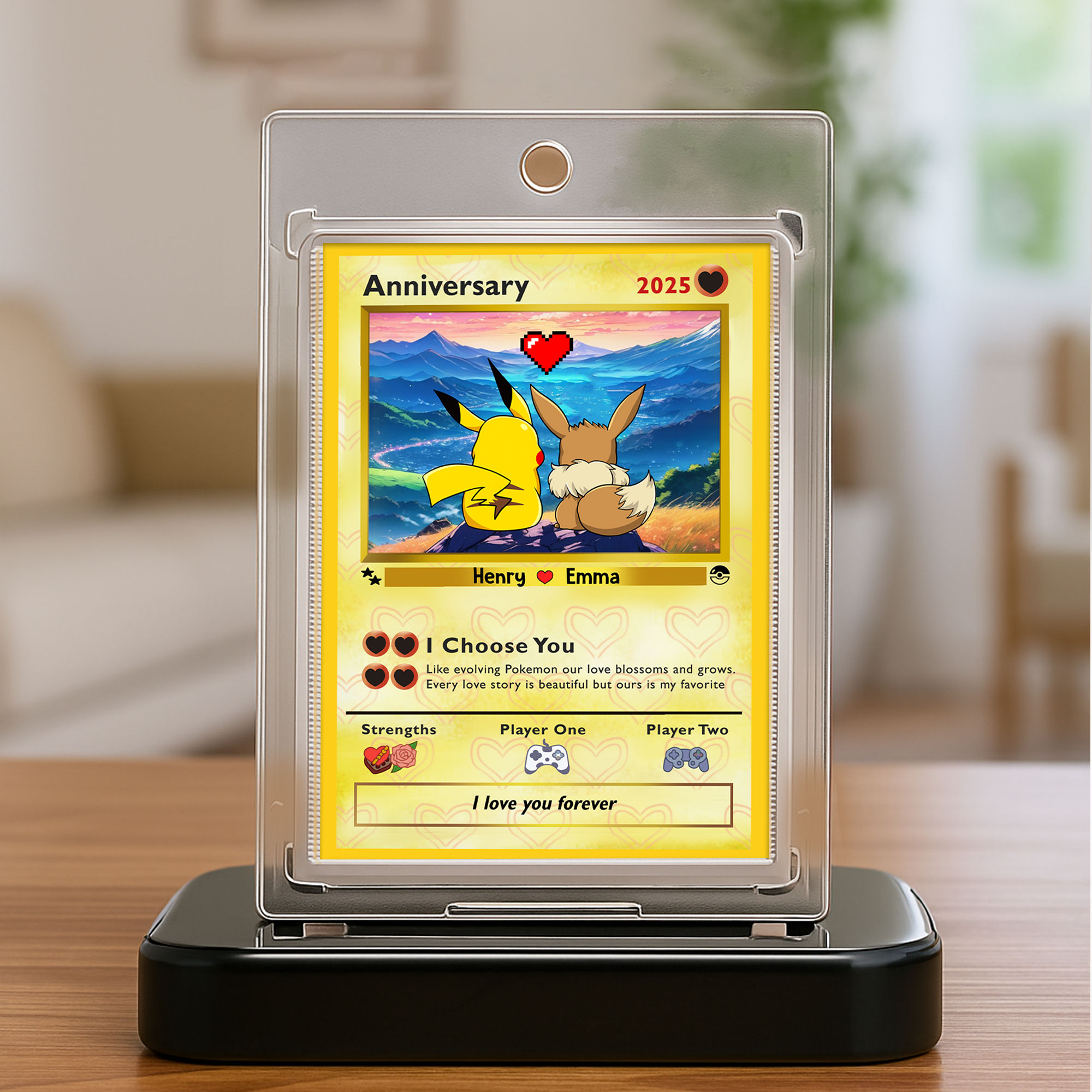 Poke Anniversary Card - I Choose You - Valentine's Day - Gift for Couple,  Wedding, Anniversary