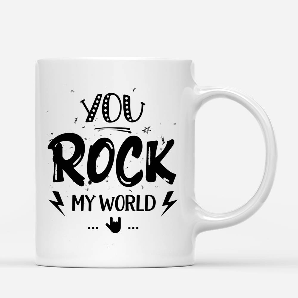 Personalized Mug - Rock Chicks - You Rock My World - Up to 4 Ladies_2
