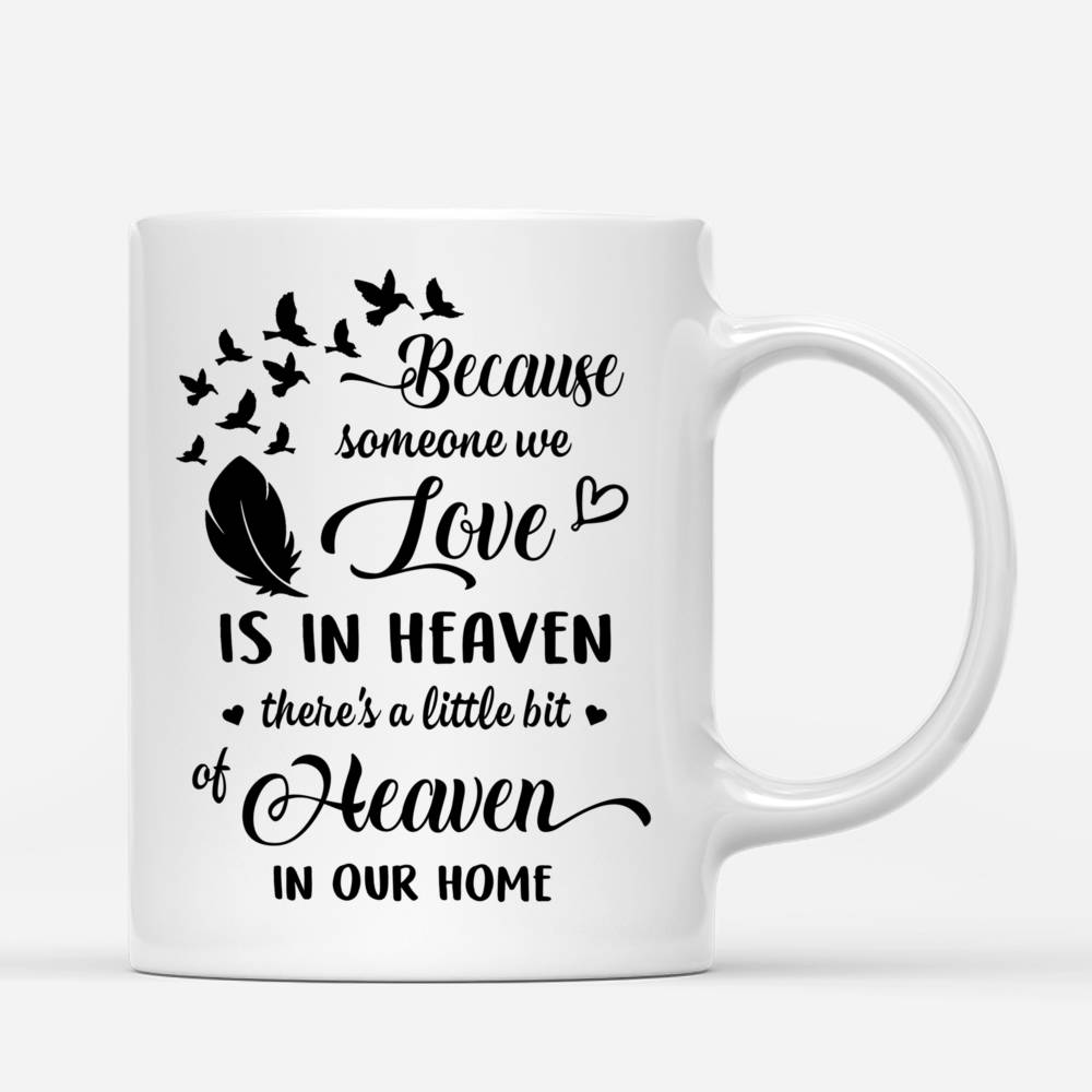 Christmas Memorial Mug - Because Someone We Love Is In Heaven..._2