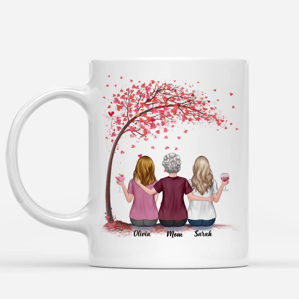 Personalized Mug - Mother & Children - Love - The Love Between A Mother And Daughters Is Forever_1