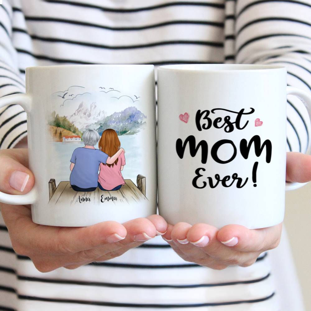 Personalized Mug - Family - Mother & Daughter - Best Mom Ever