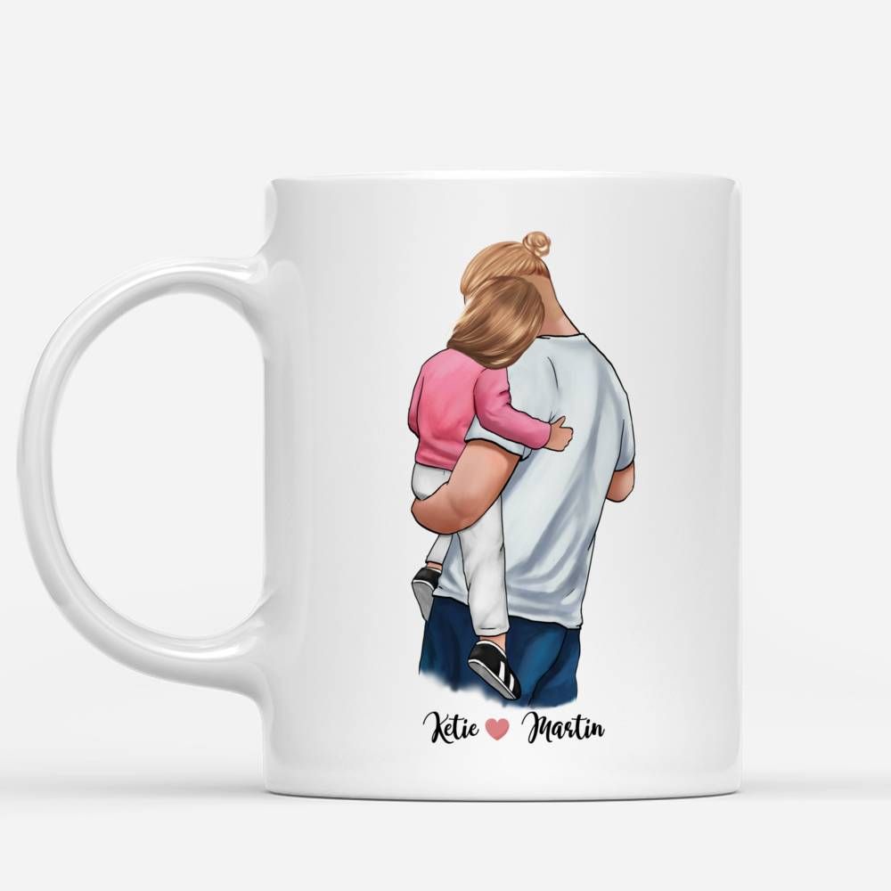 Personalized Mug - The Love between a Father and Daughter is forever_1