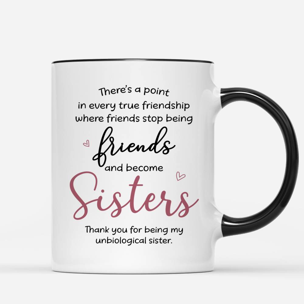 Personalized Mugs - There’s a point in every true friendship where friends stop being friends and become sisters_2