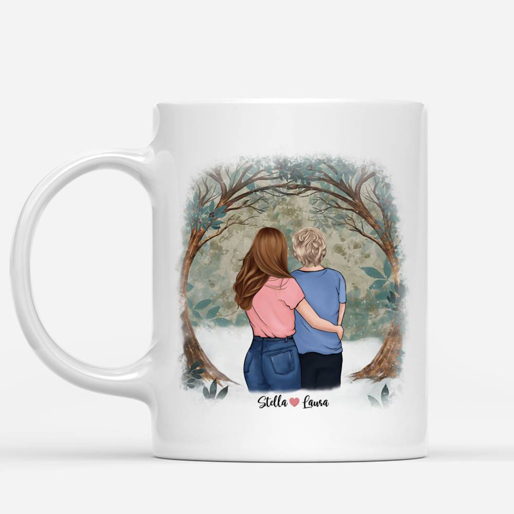 Personalized Mug - Mother & Daughter - Like Mother Like Daughter (Wood)_1