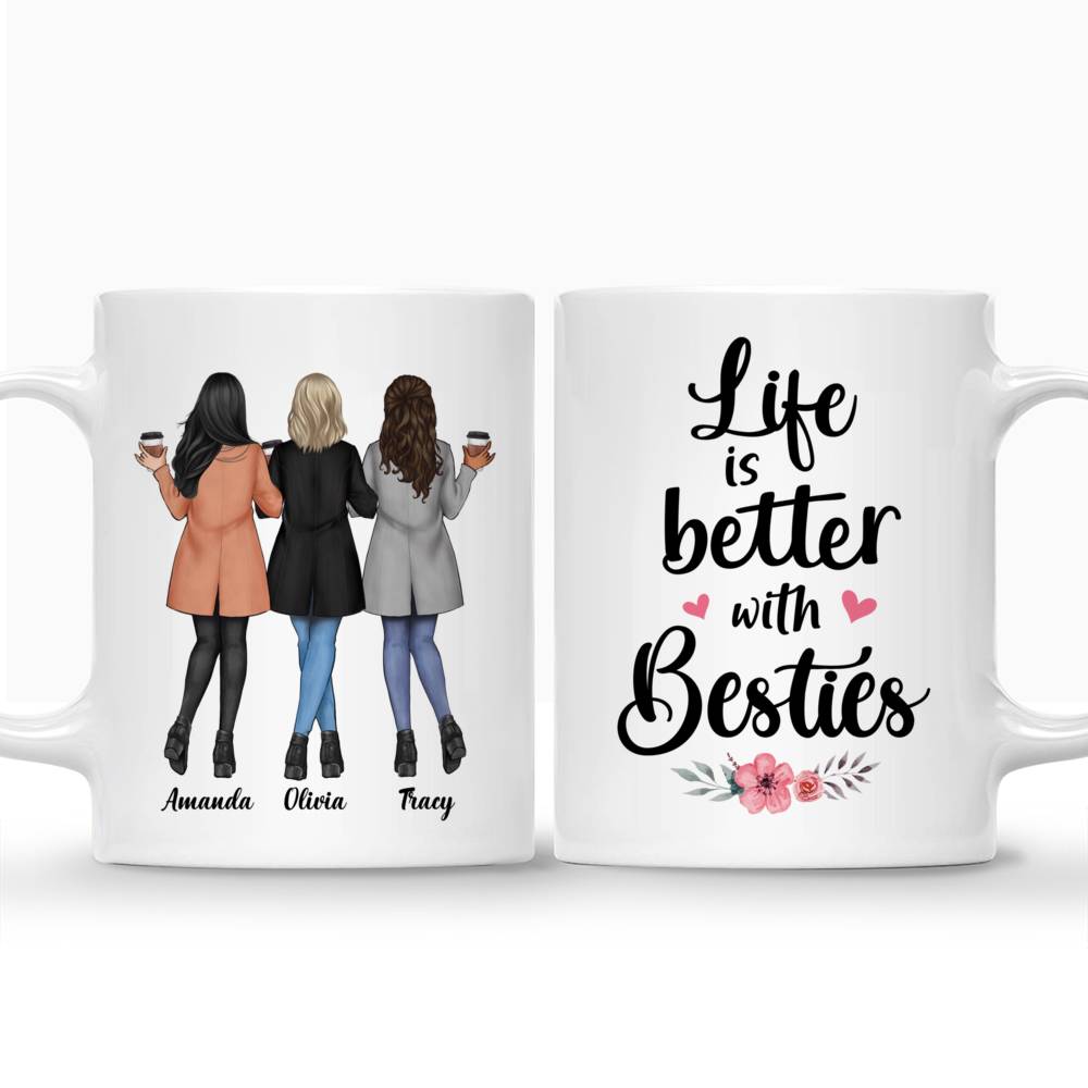 Personalized Mug - Camel Coat - Life Is Better With Besties 2_3