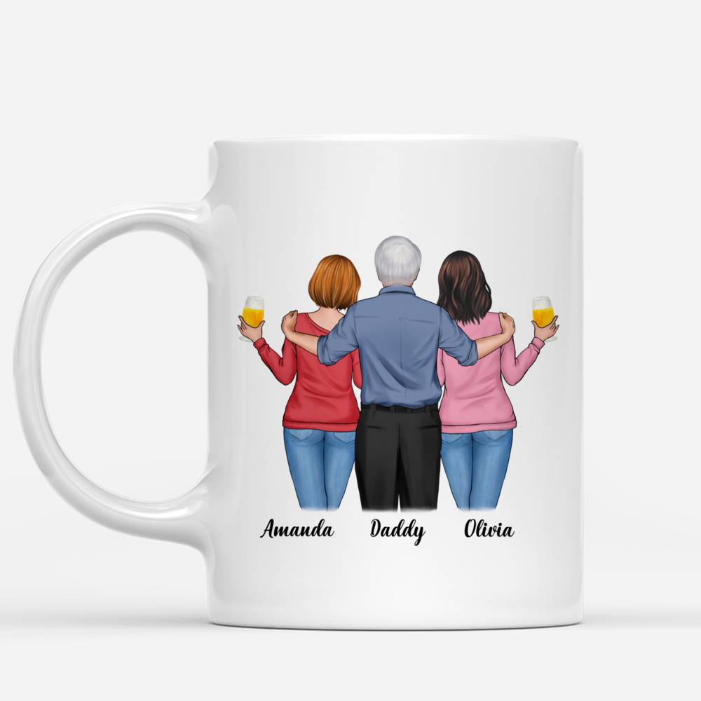 Personalized Mug - Father & Daughters - Happy Father's Day!_1