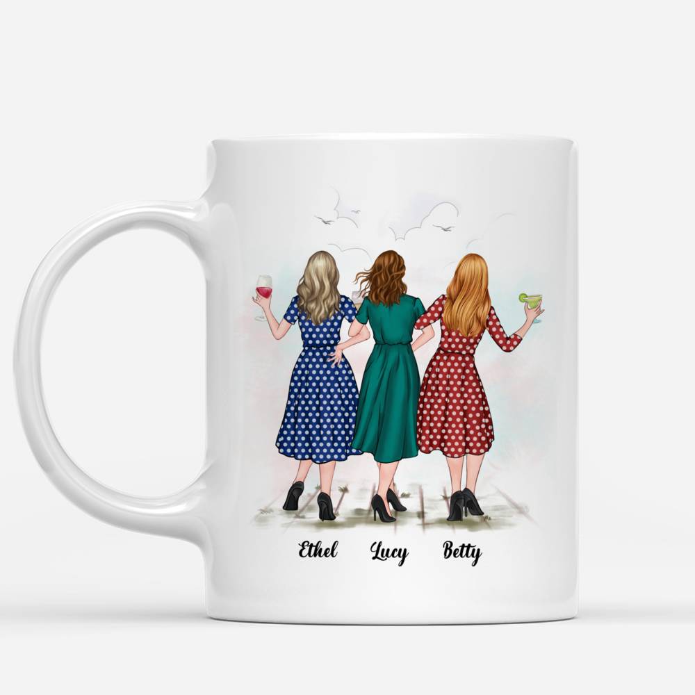 Personalized Mug - Vintage Besties - You're The SHE To My NANIGANS - Up to 4 Ladies (2)_1