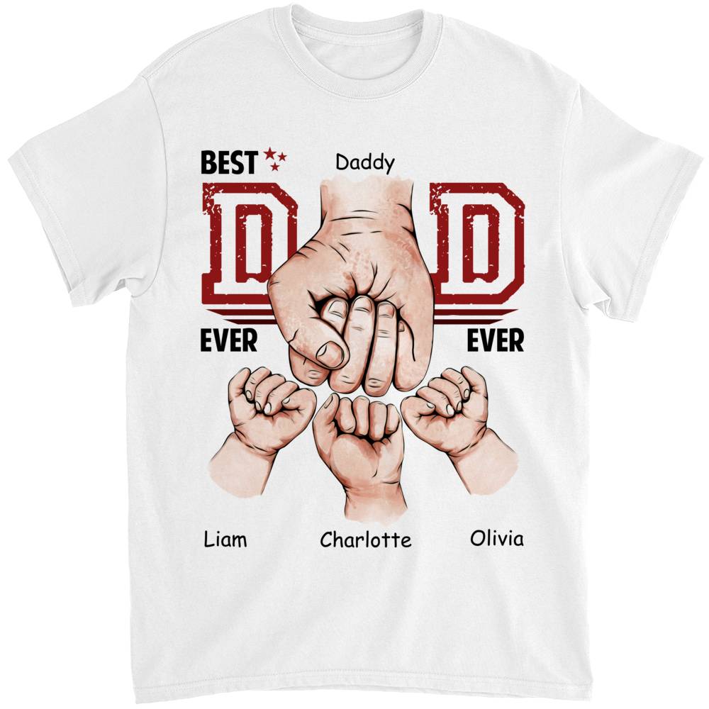 Personalized Shirt - Family - Best Dad Ever Ever H4_2