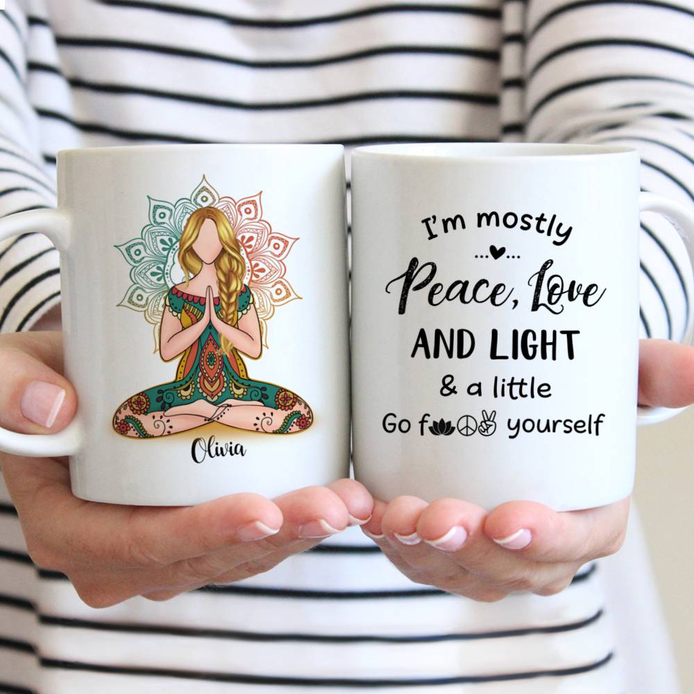 mostly peace love and light