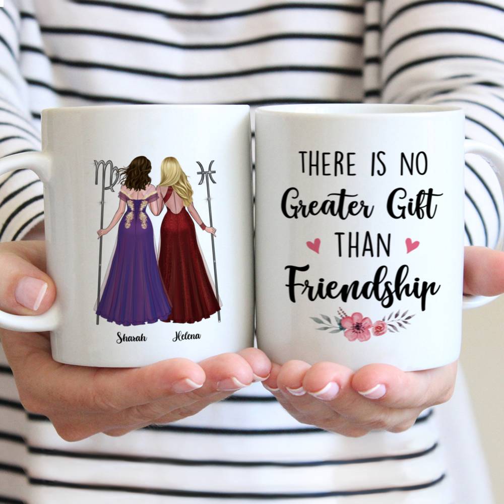 Personalized Mug - Zodiac Friends - There Is No Greater Gift Than Friendship (V-P)