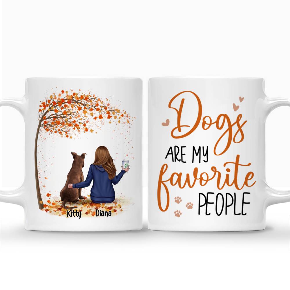 Personalized Mug - Dog Parents - Dogs are my favorite people (ver 1)_3