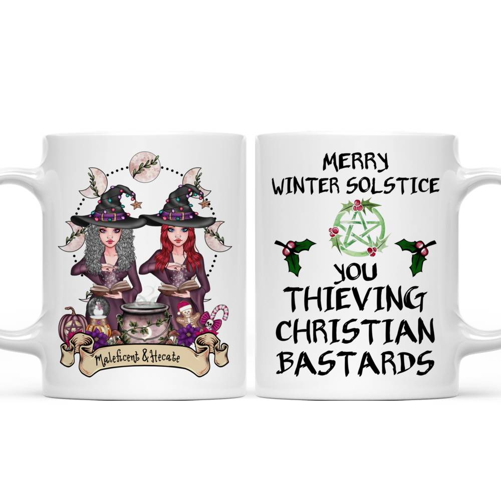 Personalized Mug - Witch - Merry winter - up to 3 witch_3
