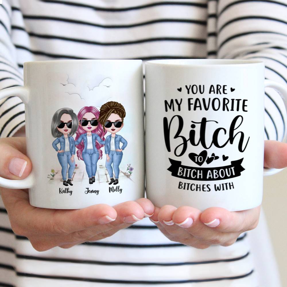 Best Friend Gift You're My Favorite Bitch Coffee Mug Bestie Mug Long Distance... 