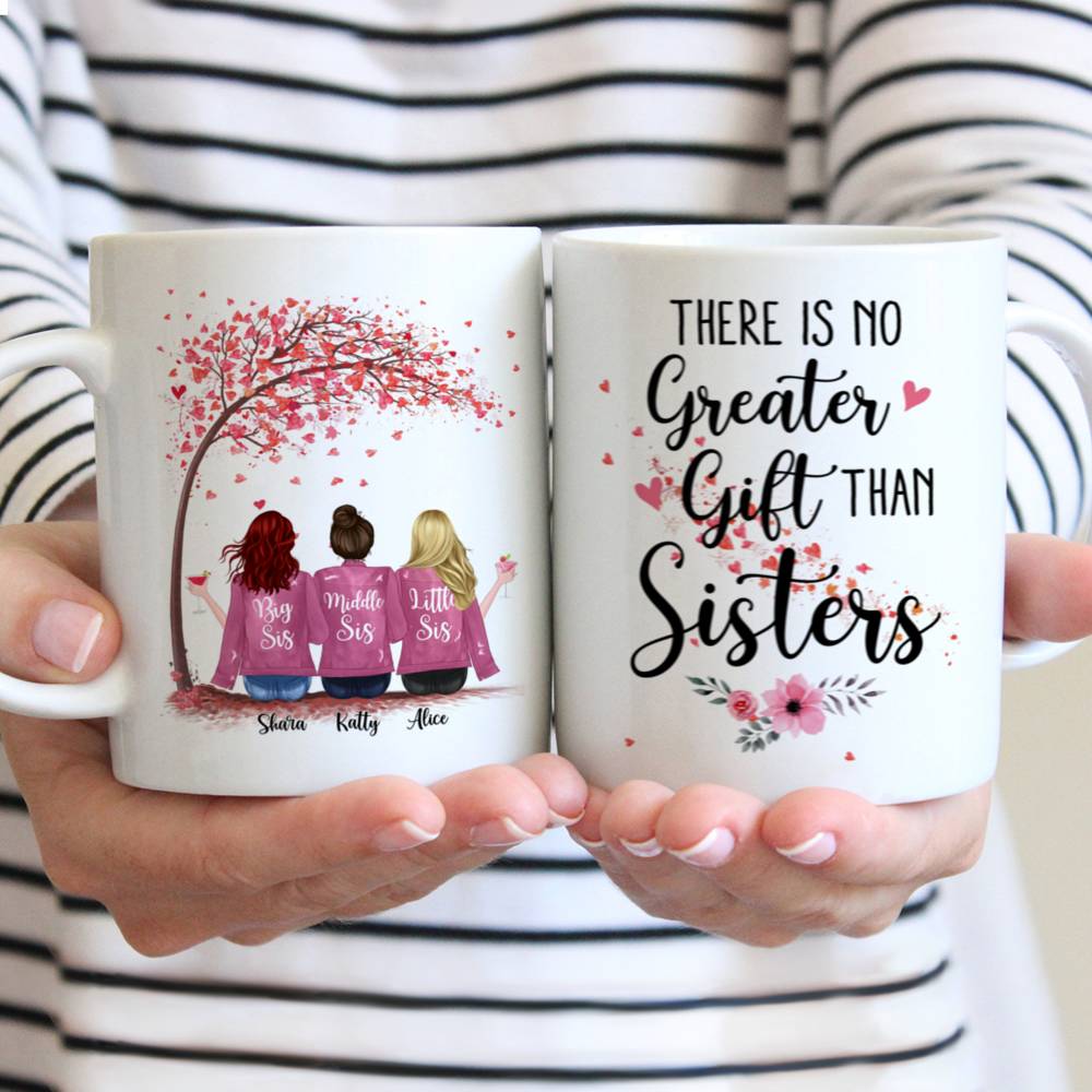 Personalized sisters mug - There Is No Greater Gift Than Sisters