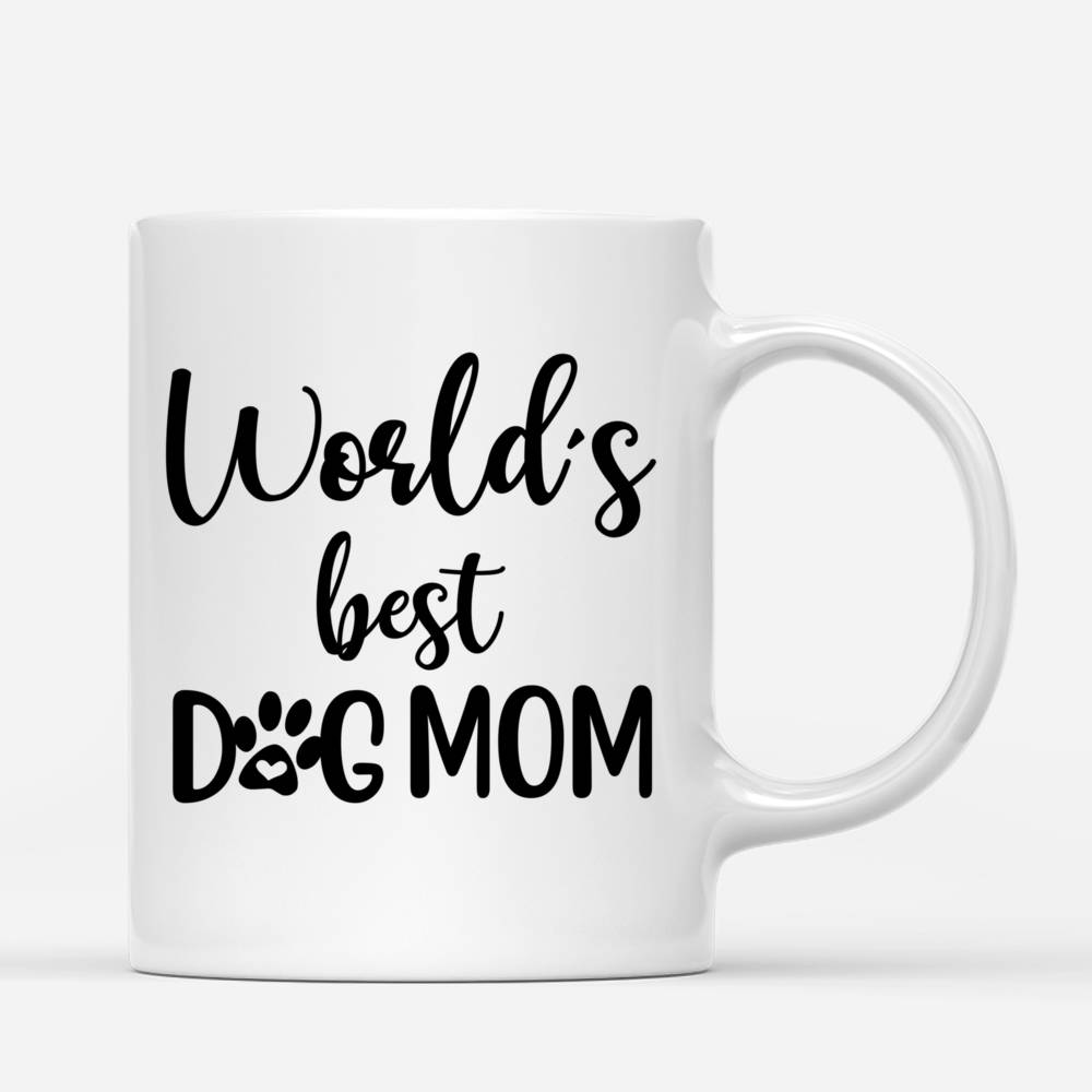 Personalized Mug - Girl and Dogs - World's Best Dog Mom - Love_2