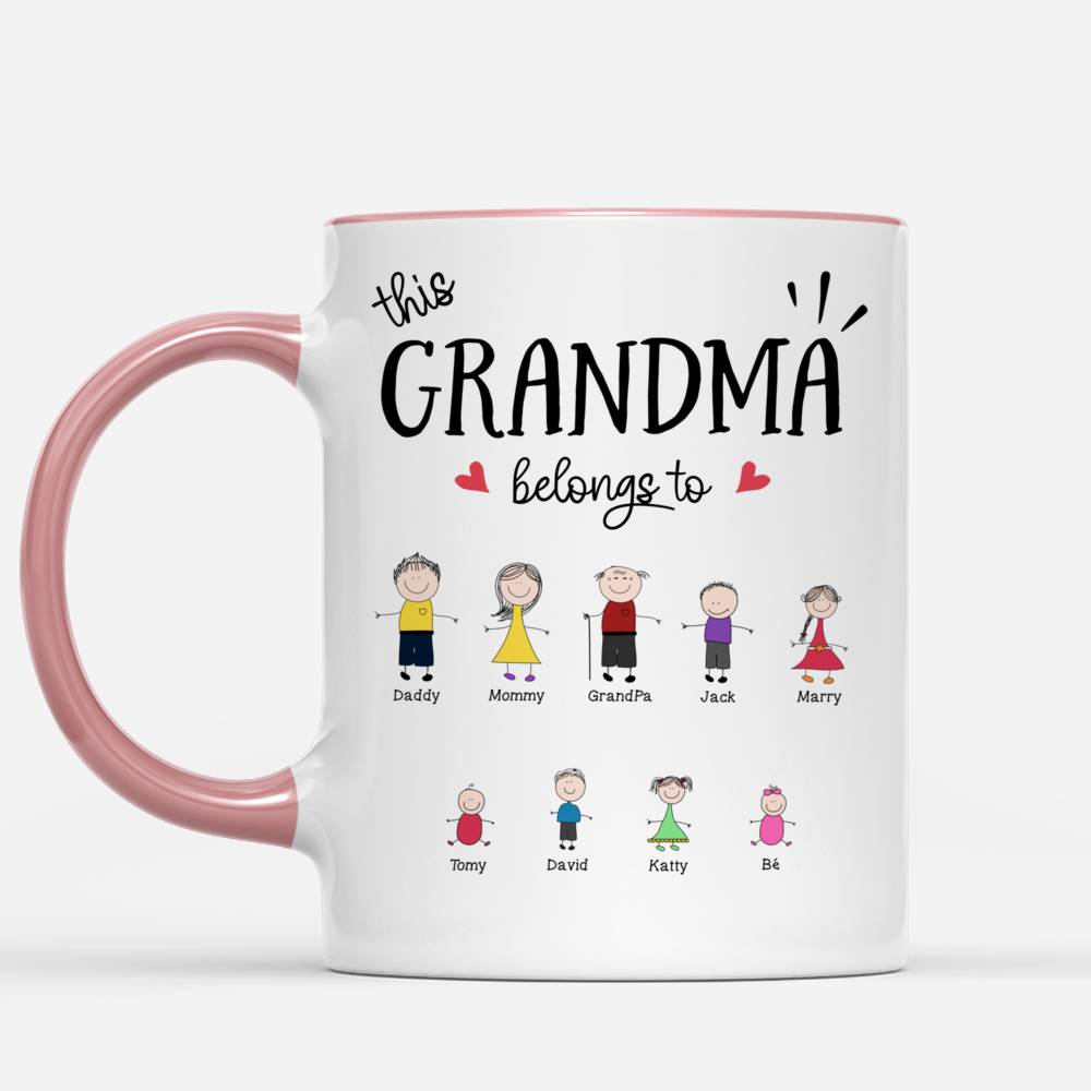 Personalized Mug for Grandma - This Grandma/ Nana Belongs to...