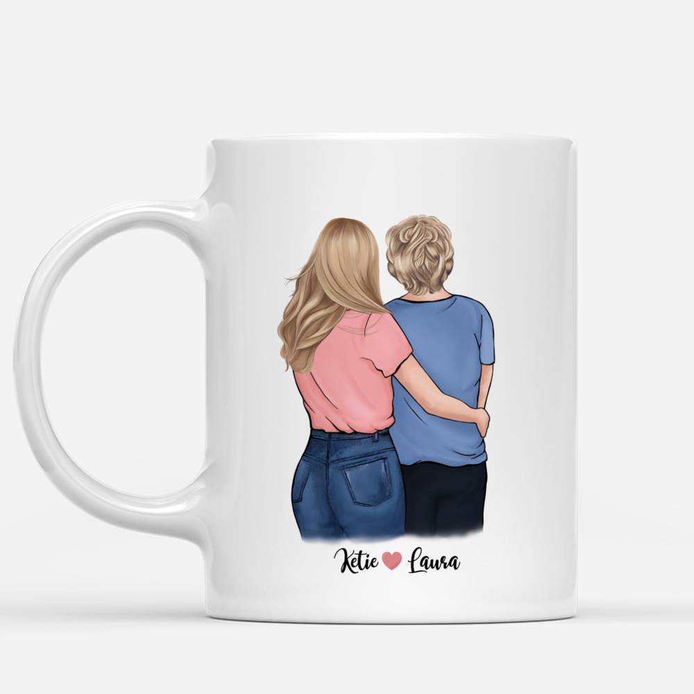 Mother & Daughter Custom Mugs - First My Mother Forever My Friend_1