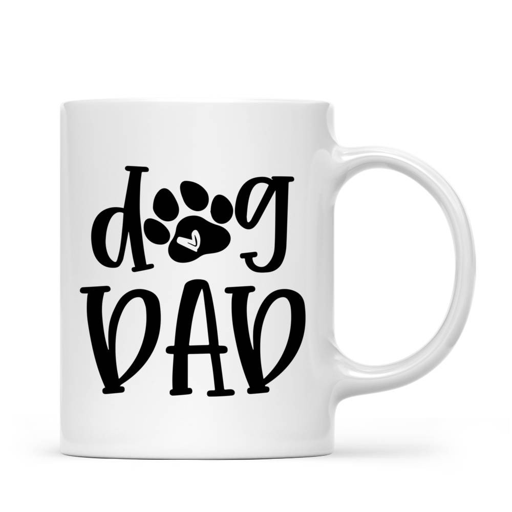 Personalized Mug - Man and Dogs - Dog Dad (D-ollection)_2