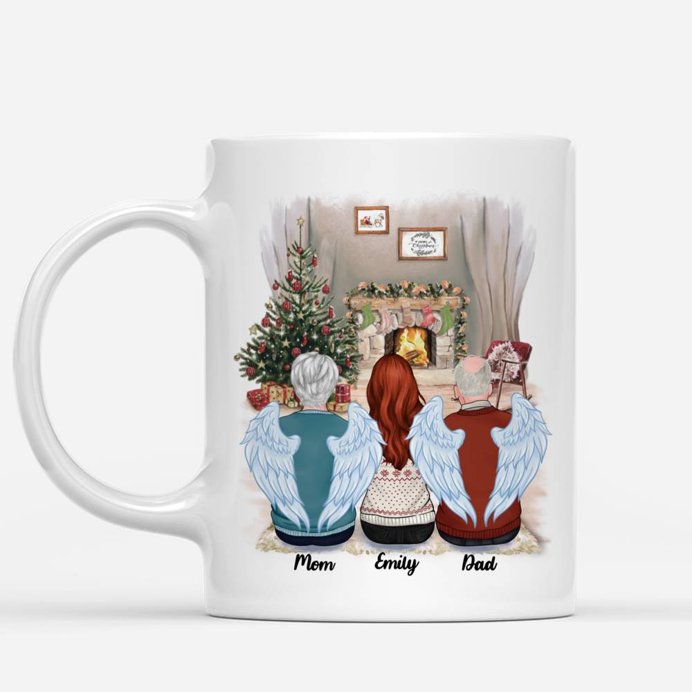 Personalized Mug - Christmas Memorial Mug - All Hearts Come Home For Christmas (For Dad/Mom/GrandPa/GrandMa)_1