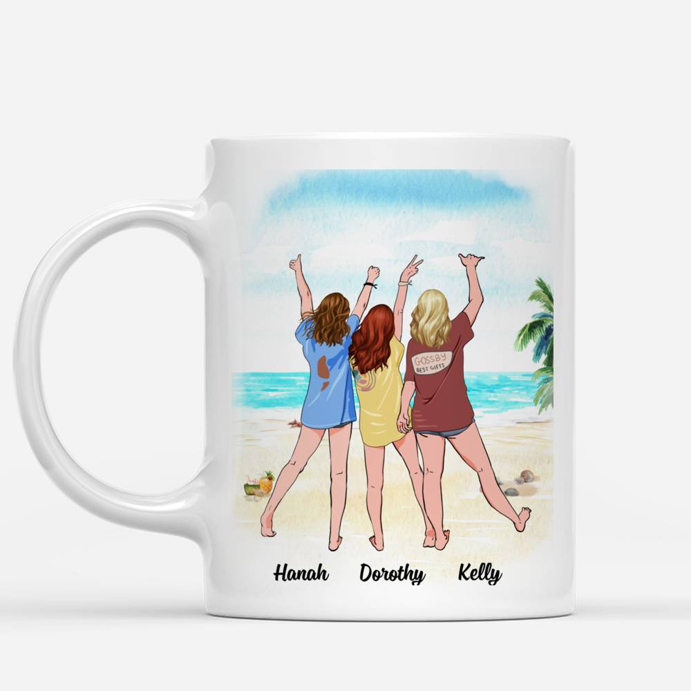 Personalized Mug - Up to 5 Girls - Beauty and the beach_1
