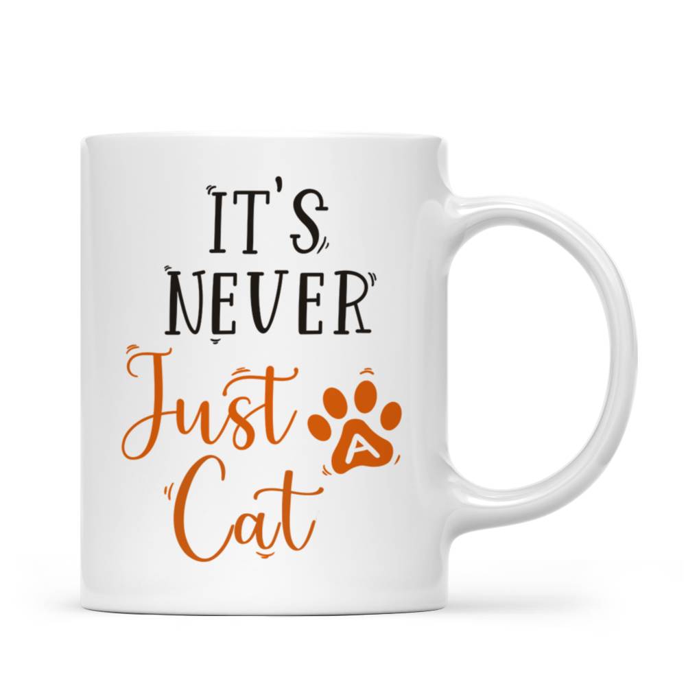 Personalized Mug - Cat Parent - It's never just a cat_2