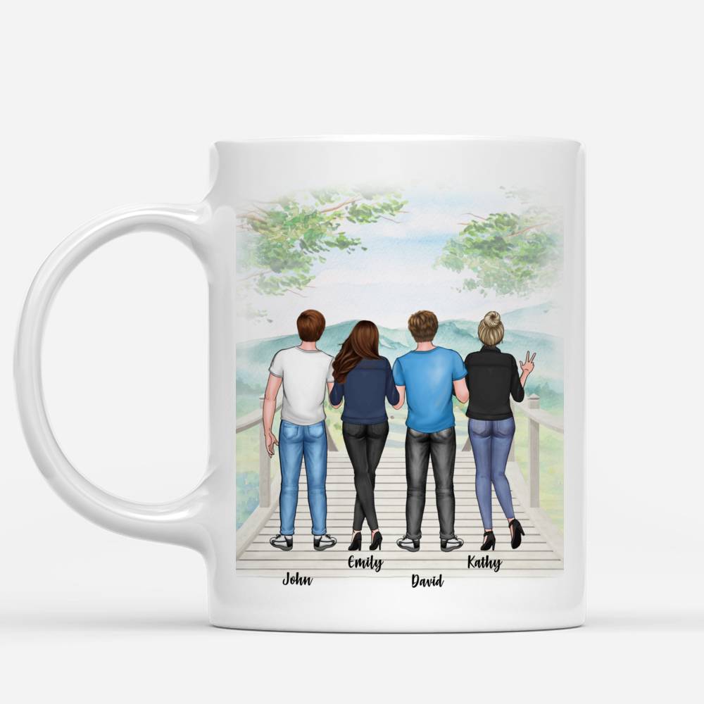 Personalized Mug - Family - Siblings - A cord of three strands is not easily broken_1