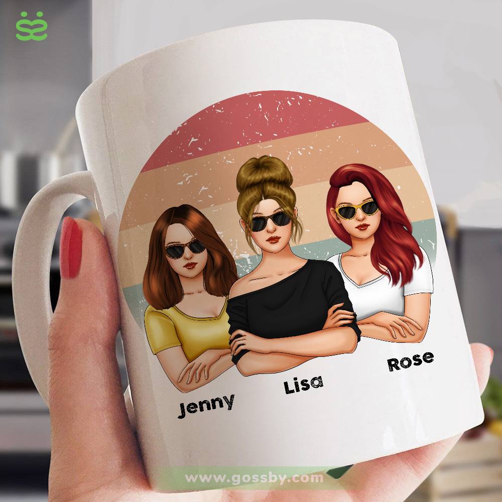 Personalized Mug - Friends - Apparently We Are Trouble When We Are Together Who Knew (V3)_1