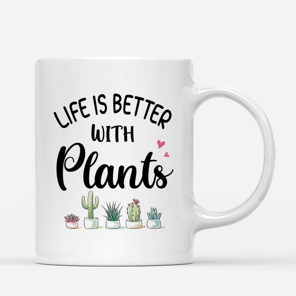 Personalized Mug - Gardening Lady - Life Is Better With Plants_2