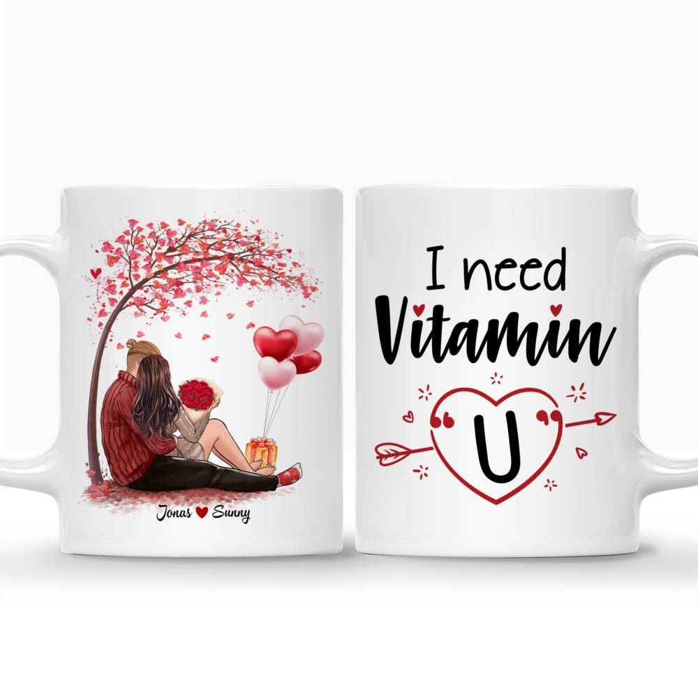 Valentine Couple - Mug - I need Vitamin "U"_3