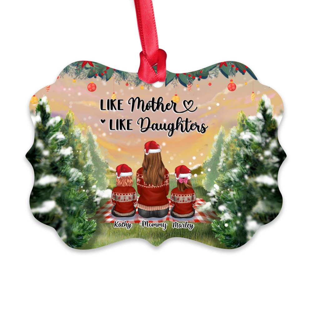 Personalized Ornament - Family Tree Farm - Like Mother Like DAUGHTERS_1