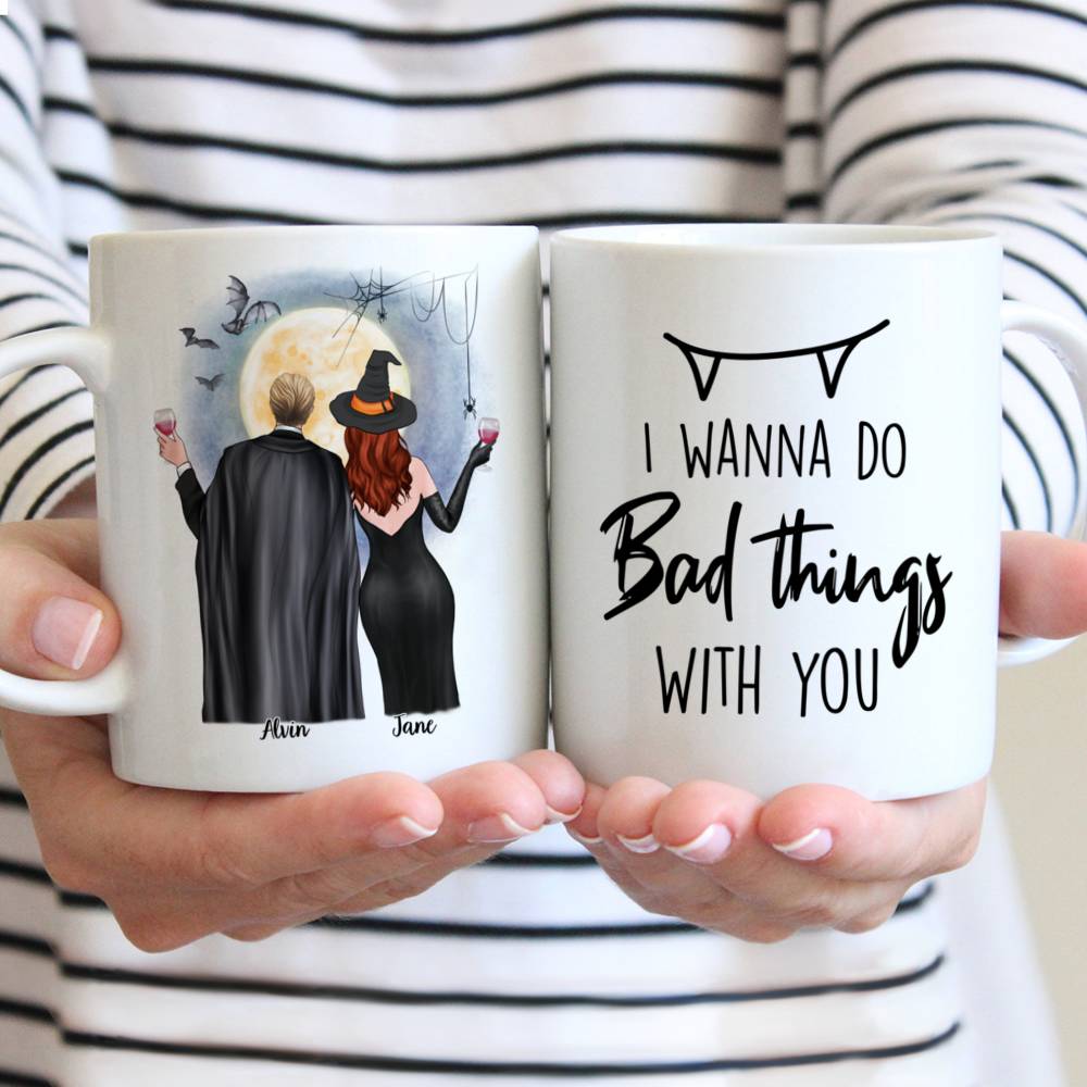 Personalized Mug For Couple - I Wanna Do Bad Things With You