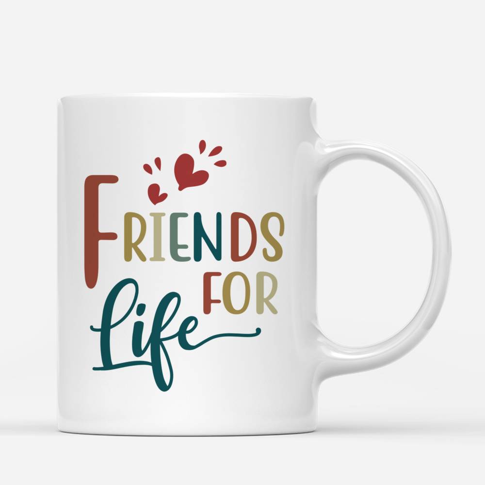 Personalized Mug - 3 Girls - Friends For Life  (Spring)_2