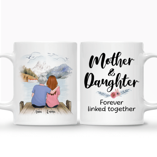 Mother & Daughter Forever Linked Together