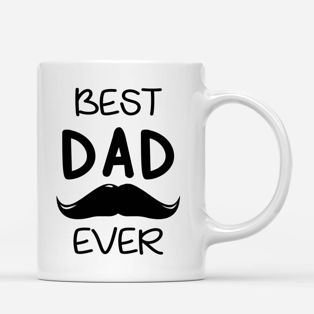 Dad and Child 2 - Best Dad Ever | Personalized Mugs | Gossby_2