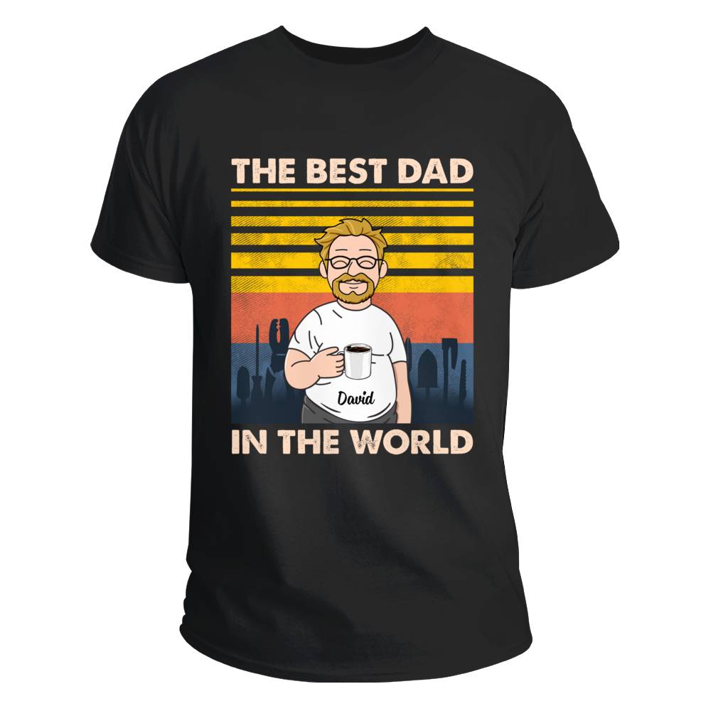Personalized Shirt - Super Dad - The Best Dad In The World