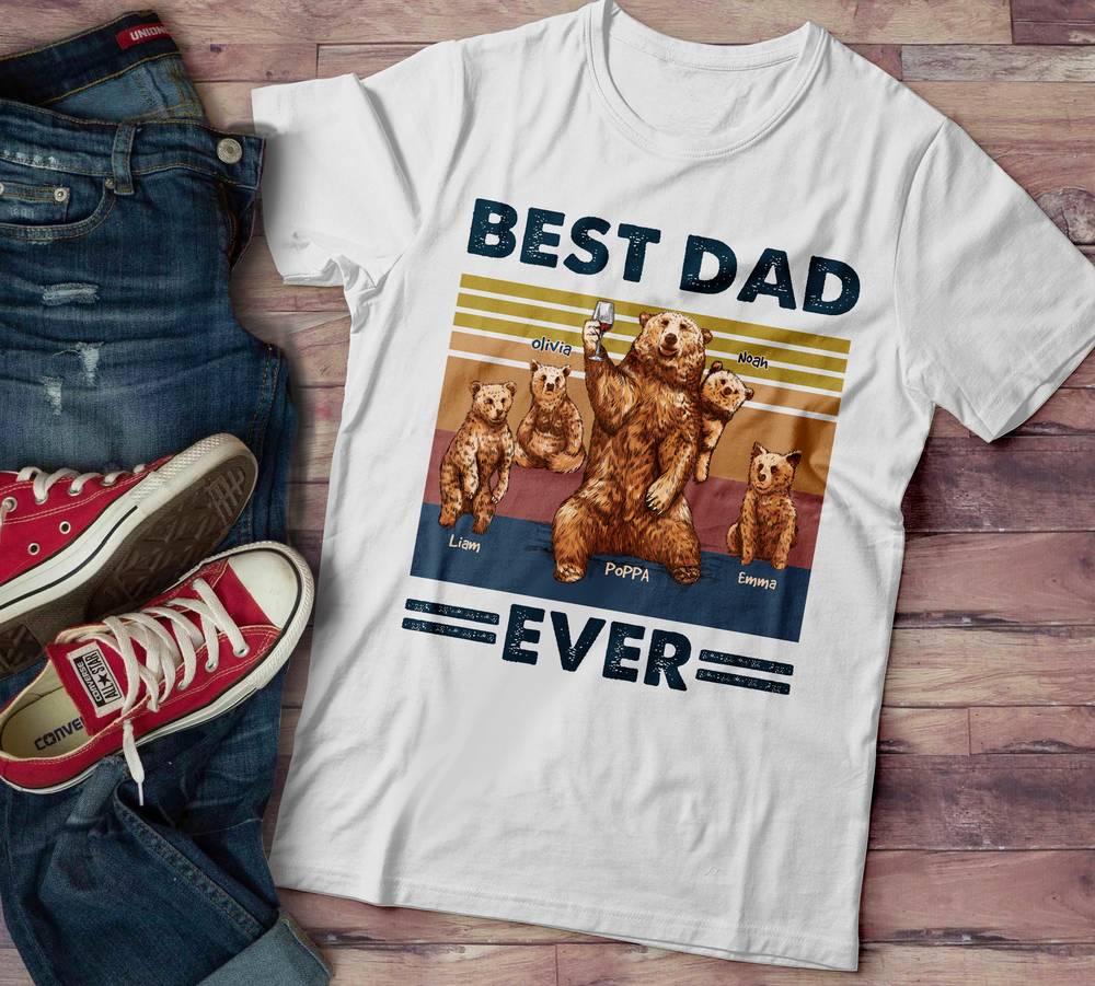 Personalized Shirt - Family - Best Dad Ever_1