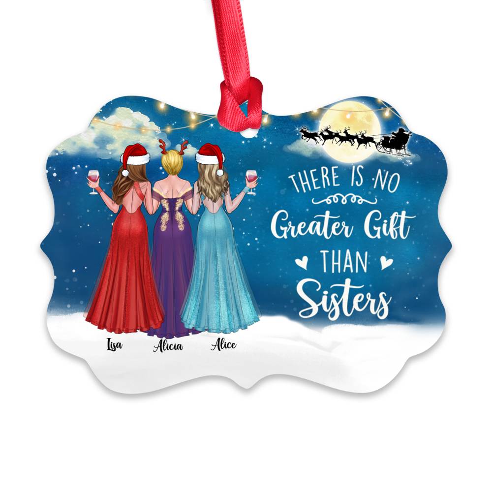 Personalized Ornament - Sisters - There Is No Greater Gift Than Sisters (5442)_2