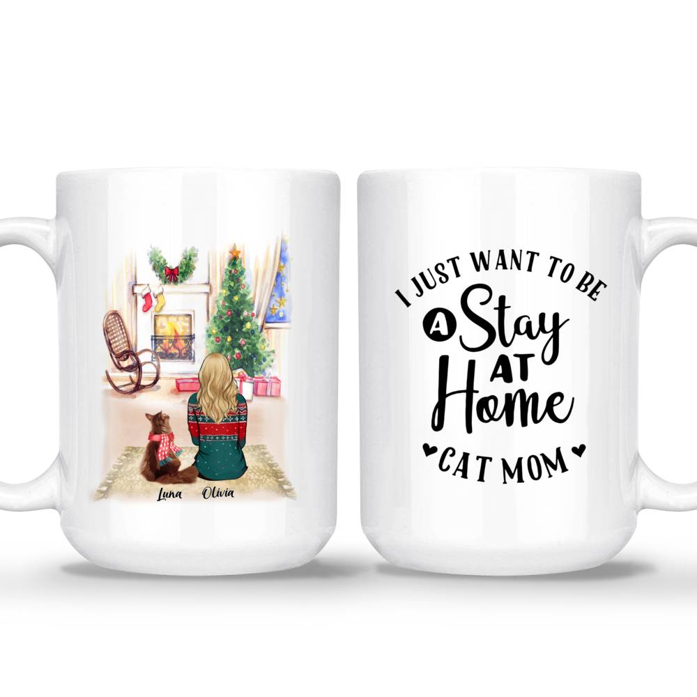 Details about   Cat Coffee Mug Namast'ay Home With My Cats Mug Gift  Stay Home With My Cats Mug 