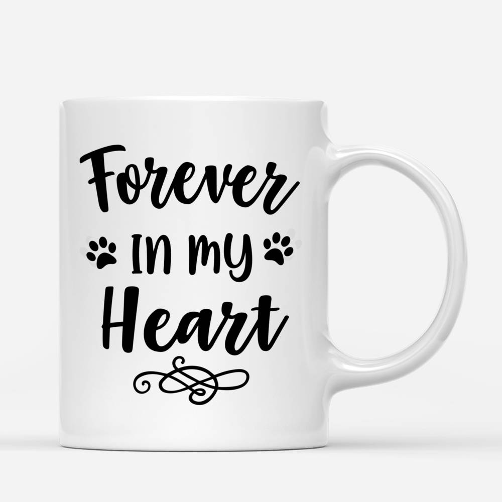Personalized Mug - Girl and Cats - Forever In My Heart v2_2