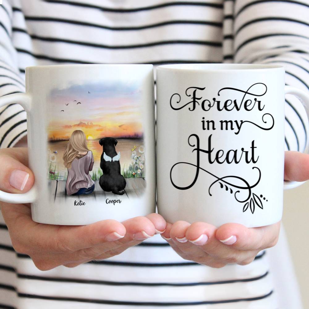 Personalized Mug - Dogs - Forever In My Heart (3204)