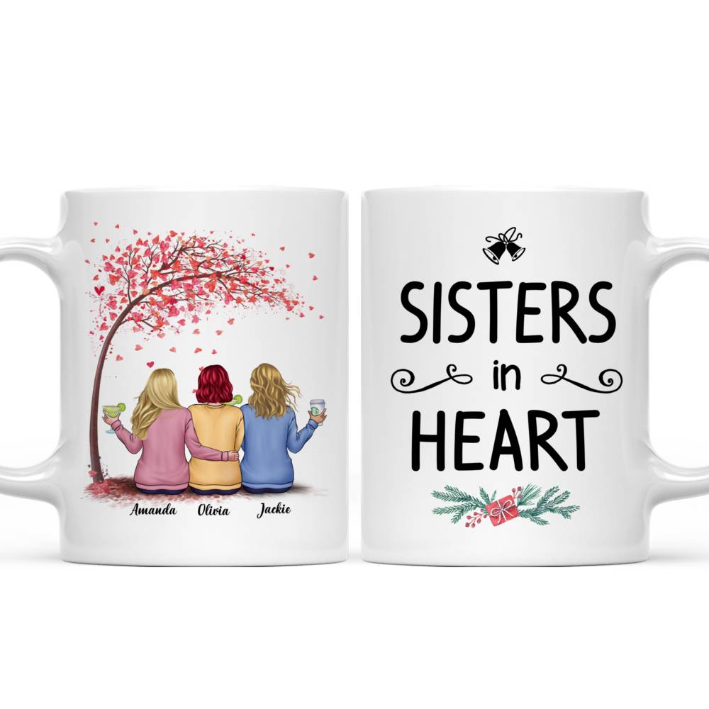 Personalized Mug - Sisters christmas mug - casual style - Sisters in heart_3