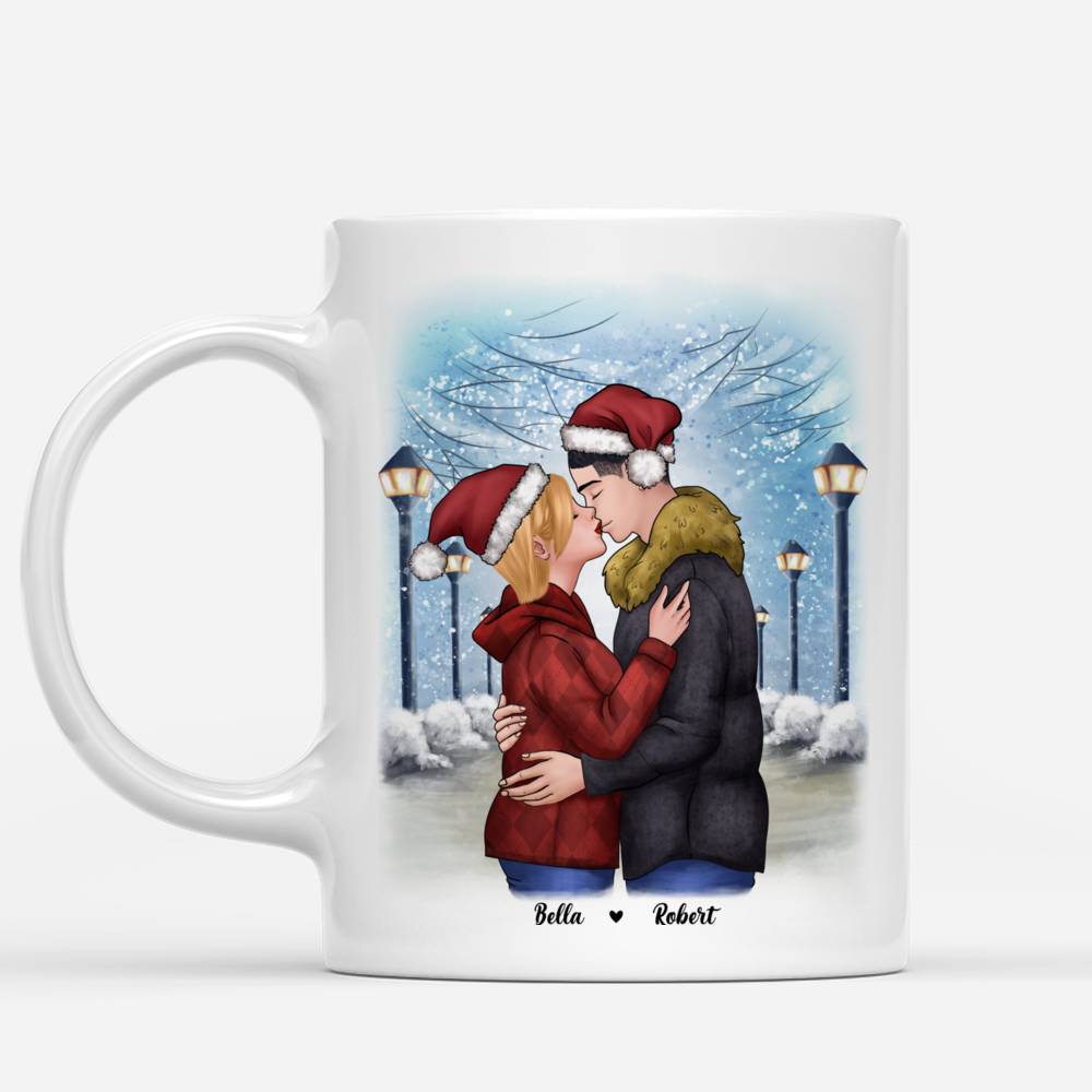 Personalized Mug - Christmas Couple - Ver 1.1 - My wife is hotter than hot cocoa_1